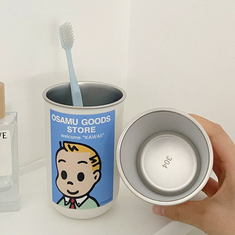 2 Sets of Cute Mouthwash Cups Made of Harada Zhi for Home Use, Toothbrush Cups for Couples with High Looks, Dormitory Wash Water Cups, Ins