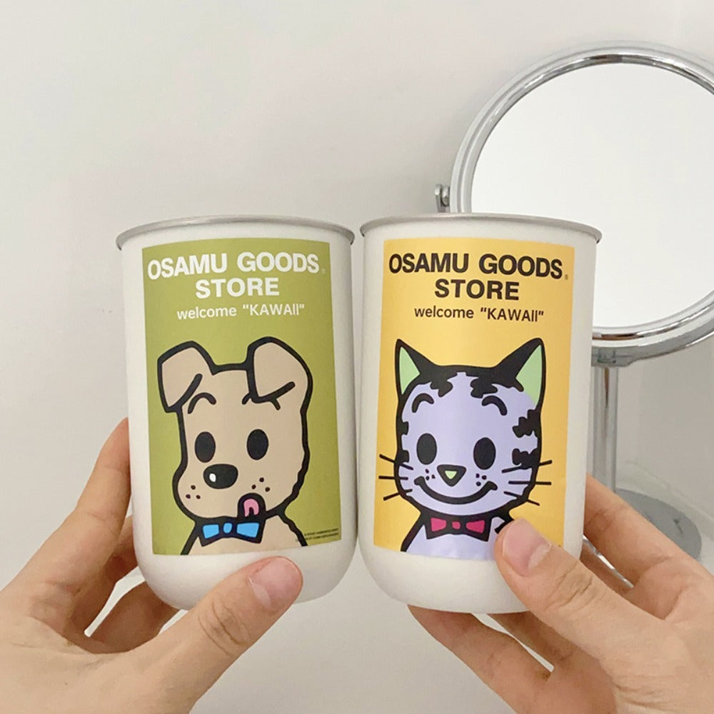 2 Sets of Cute Mouthwash Cups Made of Harada Zhi for Home Use, Toothbrush Cups for Couples with High Looks, Dormitory Wash Water Cups, Ins