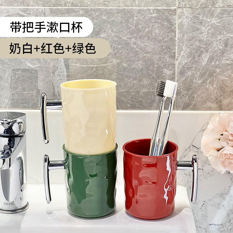 New High-Aesthetic Mouthwash Cup, Toothbrush Cup, Washbasin Cup for Home, Couple'S Luxury Dental Cup, Toothpaste Cup