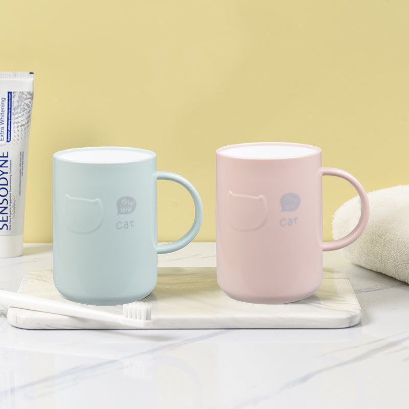Mouthwash Cup Student Dormitory High-Value Brushing Couple Teeth Cup Toothbrush Toothset Washing Tooth Cylinder Cup Set Household