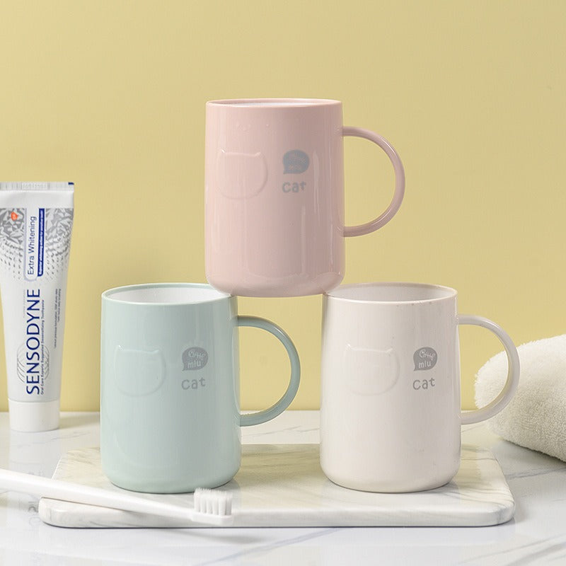 Mouthwash Cup Student Dormitory High-Value Brushing Couple Teeth Cup Toothbrush Toothset Washing Tooth Cylinder Cup Set Household