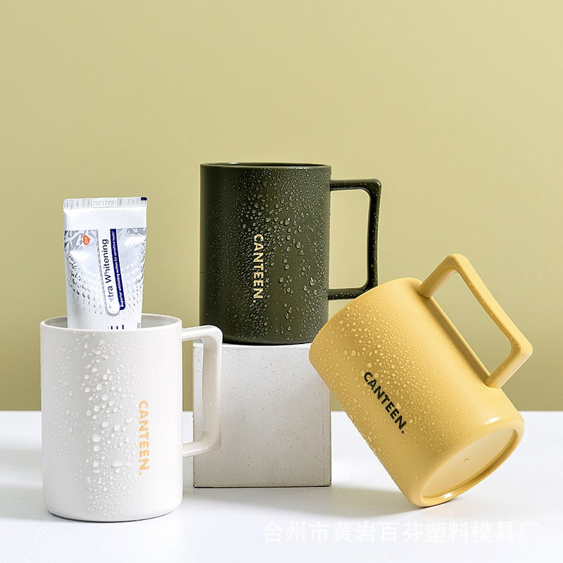 Double-Layer Thickened Washing Cup, Household Large-Capacity Mouthwash Cup, Mouth Cup, Drop-Resistant Cup, Smooth Mouth