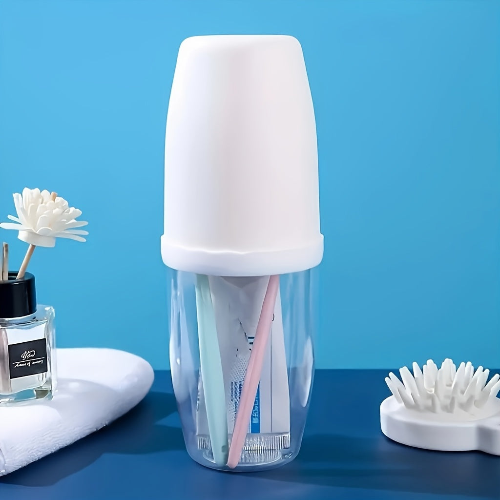(Custom) Personalized, 1pc, Bathroom, Toothbrush Holder Cup, Mouthwash Cup, Travel Mouthwash Cup, Suitable for Use While Traveling, Daily Family Use, Customizable Text, Multiple Colors Available