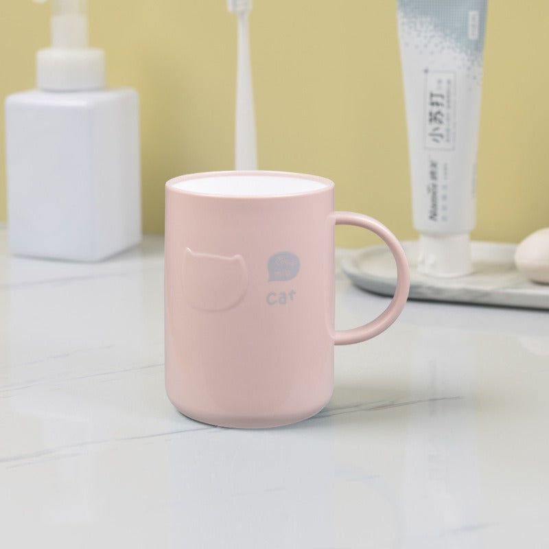 Mouthwash Cup Student Dormitory High-Value Brushing Couple Teeth Cup Toothbrush Toothset Washing Tooth Cylinder Cup Set Household