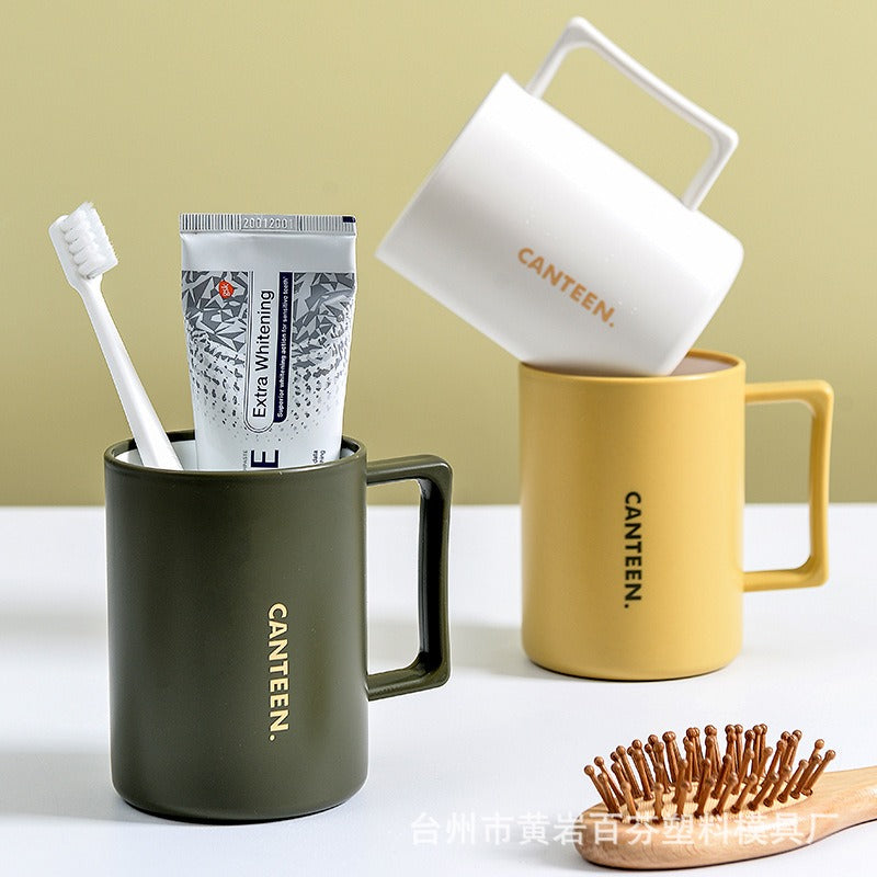 Double-Layer Thickened Washing Cup, Household Large-Capacity Mouthwash Cup, Mouth Cup, Drop-Resistant Cup, Smooth Mouth