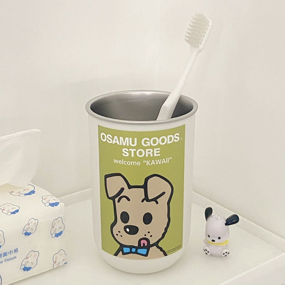 2 Sets of Cute Mouthwash Cups Made of Harada Zhi for Home Use, Toothbrush Cups for Couples with High Looks, Dormitory Wash Water Cups, Ins