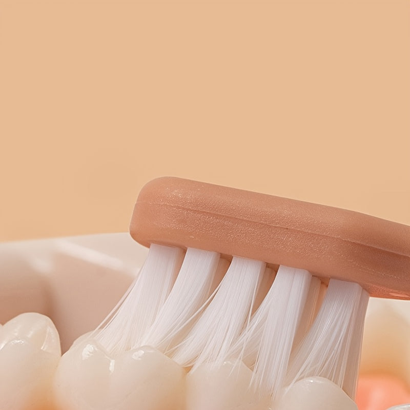 Cute Cartoon Design, Toothbrush, Ultra-fine Soft Bristles, Suitable for Sensitive Gums, Oral Care for and, Cartoon Toothbrush, Non-slip Brush Handle, Comfortable Grip, Small Brush Head, Deep Oral Gentle Cleaning Care
