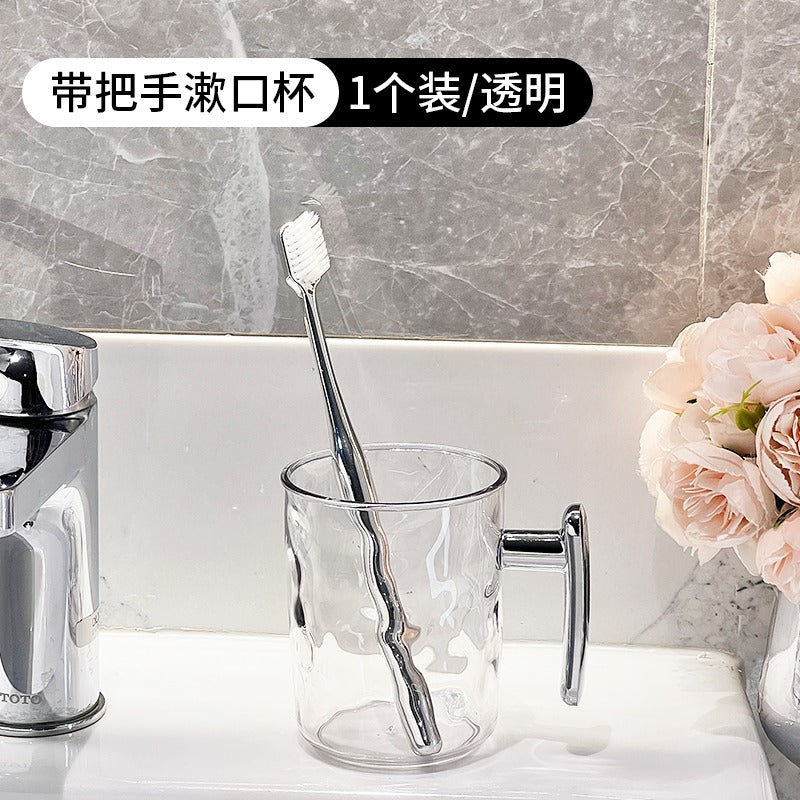 New High-Aesthetic Mouthwash Cup, Toothbrush Cup, Washbasin Cup for Home, Couple'S Luxury Dental Cup, Toothpaste Cup