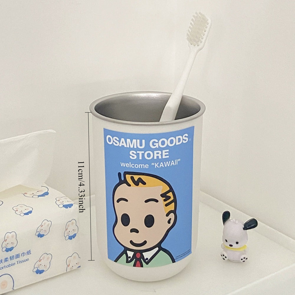 2 Sets of Cute Mouthwash Cups Made of Harada Zhi for Home Use, Toothbrush Cups for Couples with High Looks, Dormitory Wash Water Cups, Ins