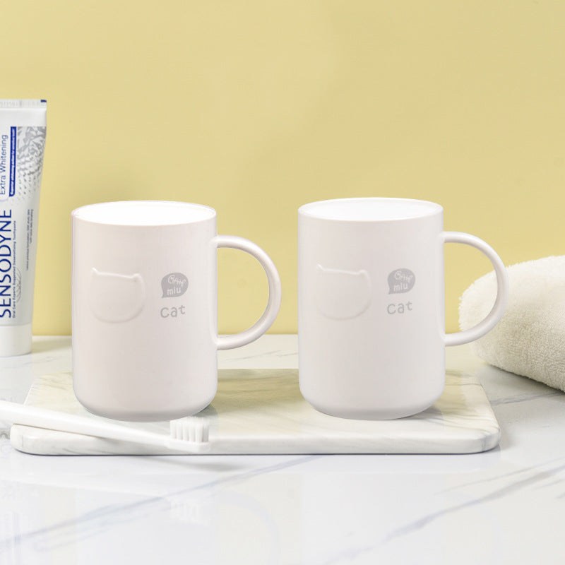 Mouthwash Cup Student Dormitory High-Value Brushing Couple Teeth Cup Toothbrush Toothset Washing Tooth Cylinder Cup Set Household