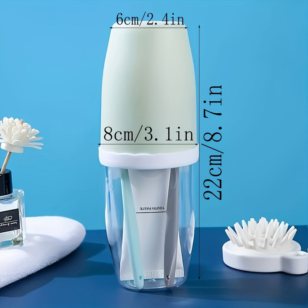 (Custom) Personalized, 1pc, Bathroom, Toothbrush Holder Cup, Mouthwash Cup, Travel Mouthwash Cup, Suitable for Use While Traveling, Daily Family Use, Customizable Text, Multiple Colors Available