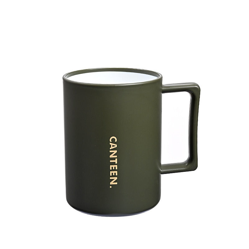 Double-Layer Thickened Washing Cup, Household Large-Capacity Mouthwash Cup, Mouth Cup, Drop-Resistant Cup, Smooth Mouth