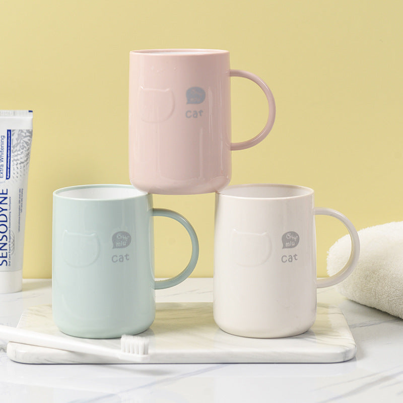 Mouthwash Cup Student Dormitory High-Value Brushing Couple Teeth Cup Toothbrush Toothset Washing Tooth Cylinder Cup Set Household