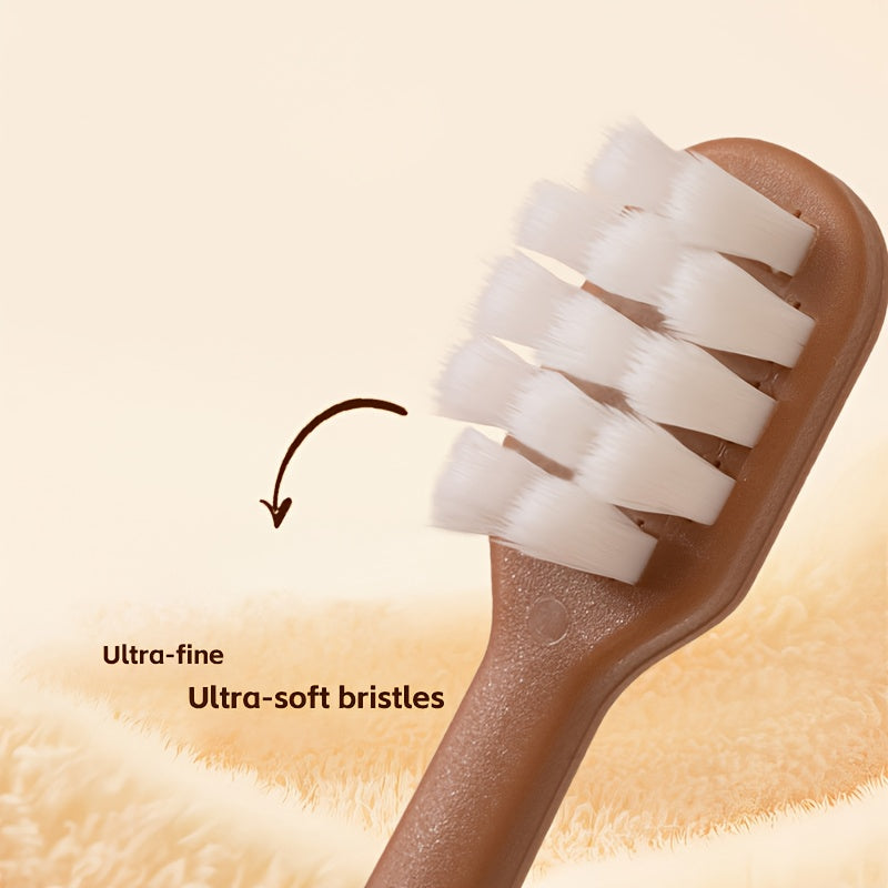 Cute Cartoon Design, Toothbrush, Ultra-fine Soft Bristles, Suitable for Sensitive Gums, Oral Care for and, Cartoon Toothbrush, Non-slip Brush Handle, Comfortable Grip, Small Brush Head, Deep Oral Gentle Cleaning Care