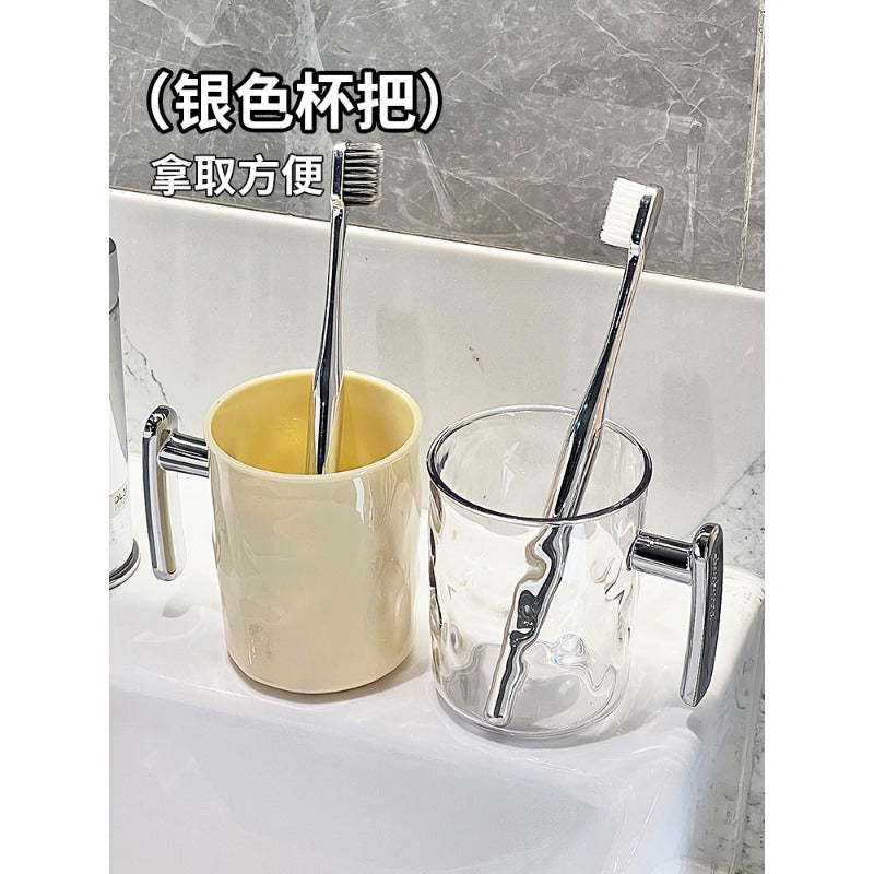 New High-Aesthetic Mouthwash Cup, Toothbrush Cup, Washbasin Cup for Home, Couple'S Luxury Dental Cup, Toothpaste Cup