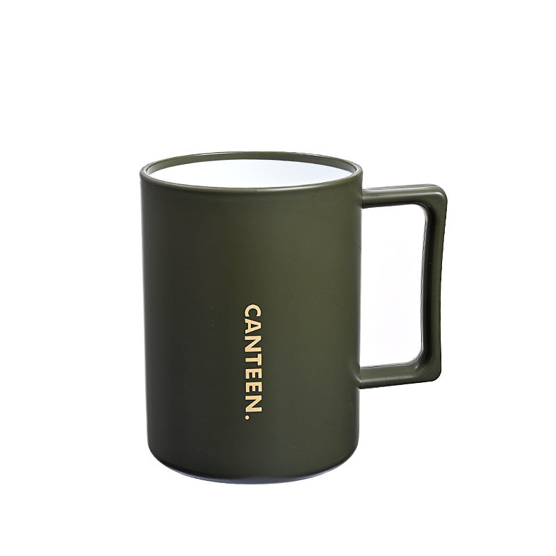 Double-Layer Thickened Washing Cup, Household Large-Capacity Mouthwash Cup, Mouth Cup, Drop-Resistant Cup, Smooth Mouth