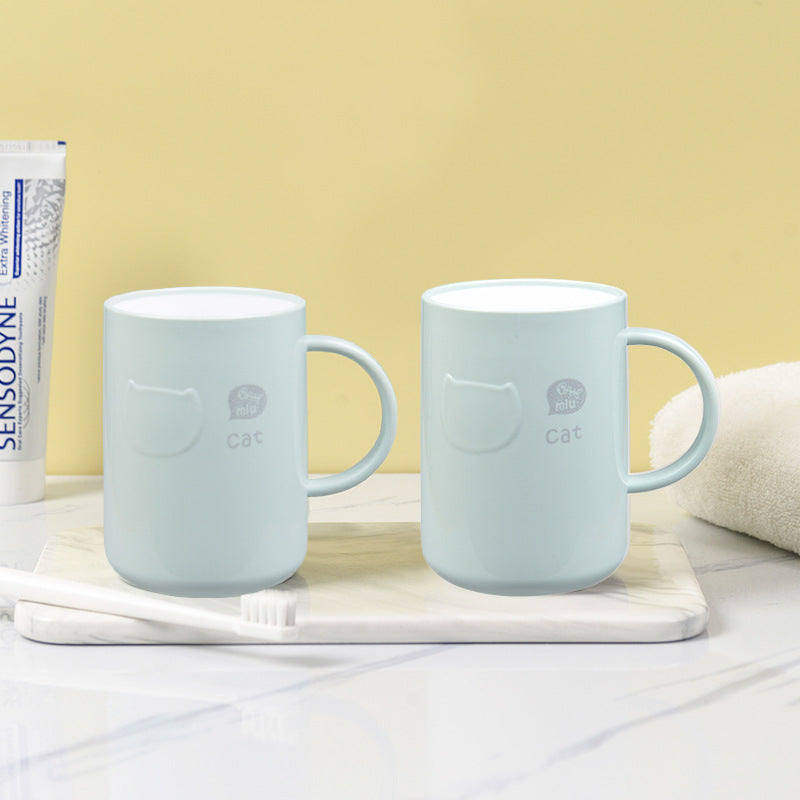 Mouthwash Cup Student Dormitory High-Value Brushing Couple Teeth Cup Toothbrush Toothset Washing Tooth Cylinder Cup Set Household